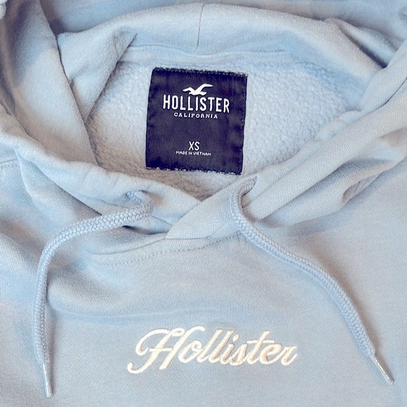 Hollister Men’s XS Light Blue Hoodie - Picture 4 of 4